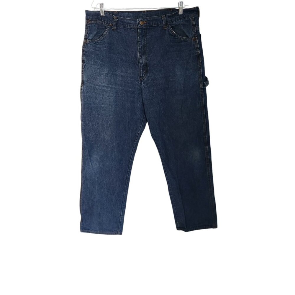 RED KAP Jeans Blue Denim Carpenter Work‎ Pants Retro 100% Cotton 40x32